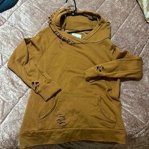 Lillie & Lottie by Chelsea Deboer distressed hoodie!